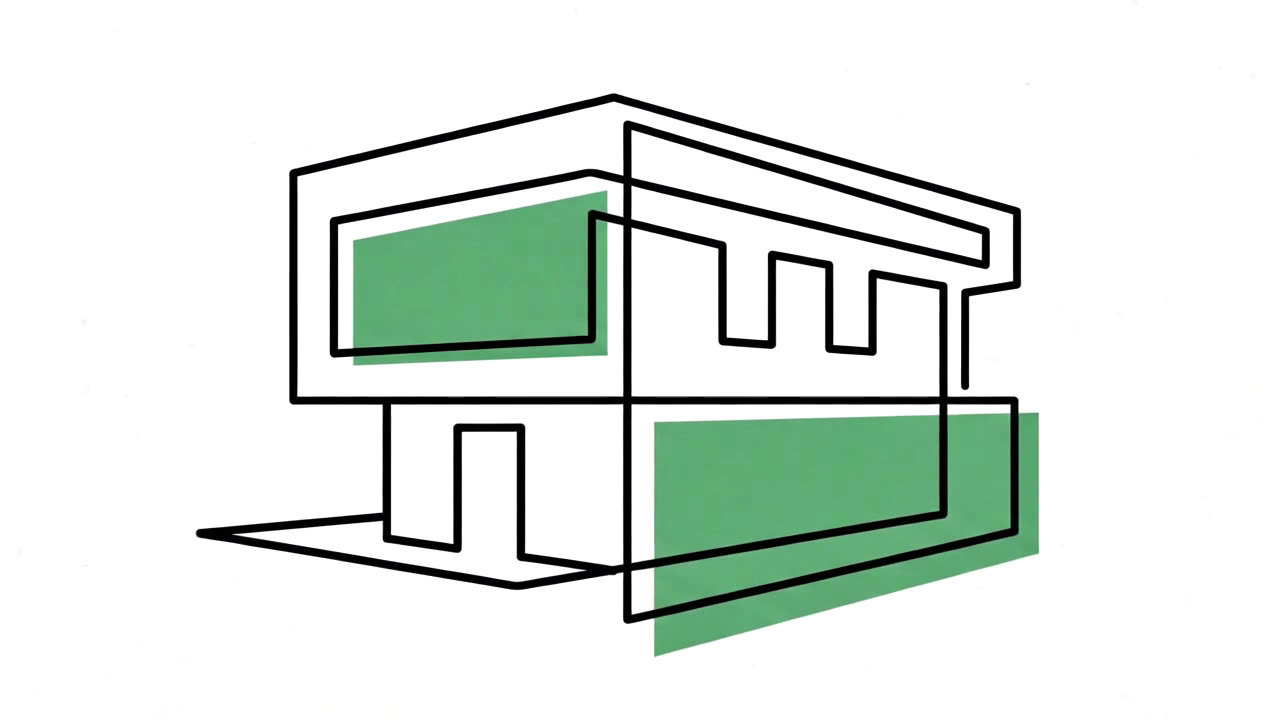 Skizze des shn-Tragwerk-Logos.